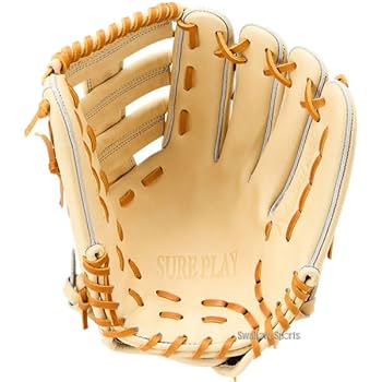 Amazon | 野球 シュアプレイ 軟式グローブ グラブ 外野 外野手用